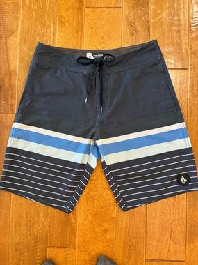 Volcom Men’s Navy Blue Swim Board Shorts size 29